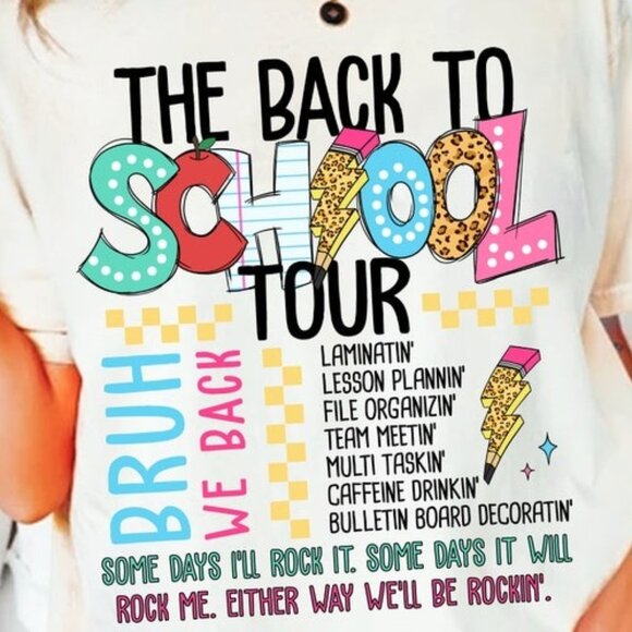 The back to school tour shirt - Picture 2 of 4